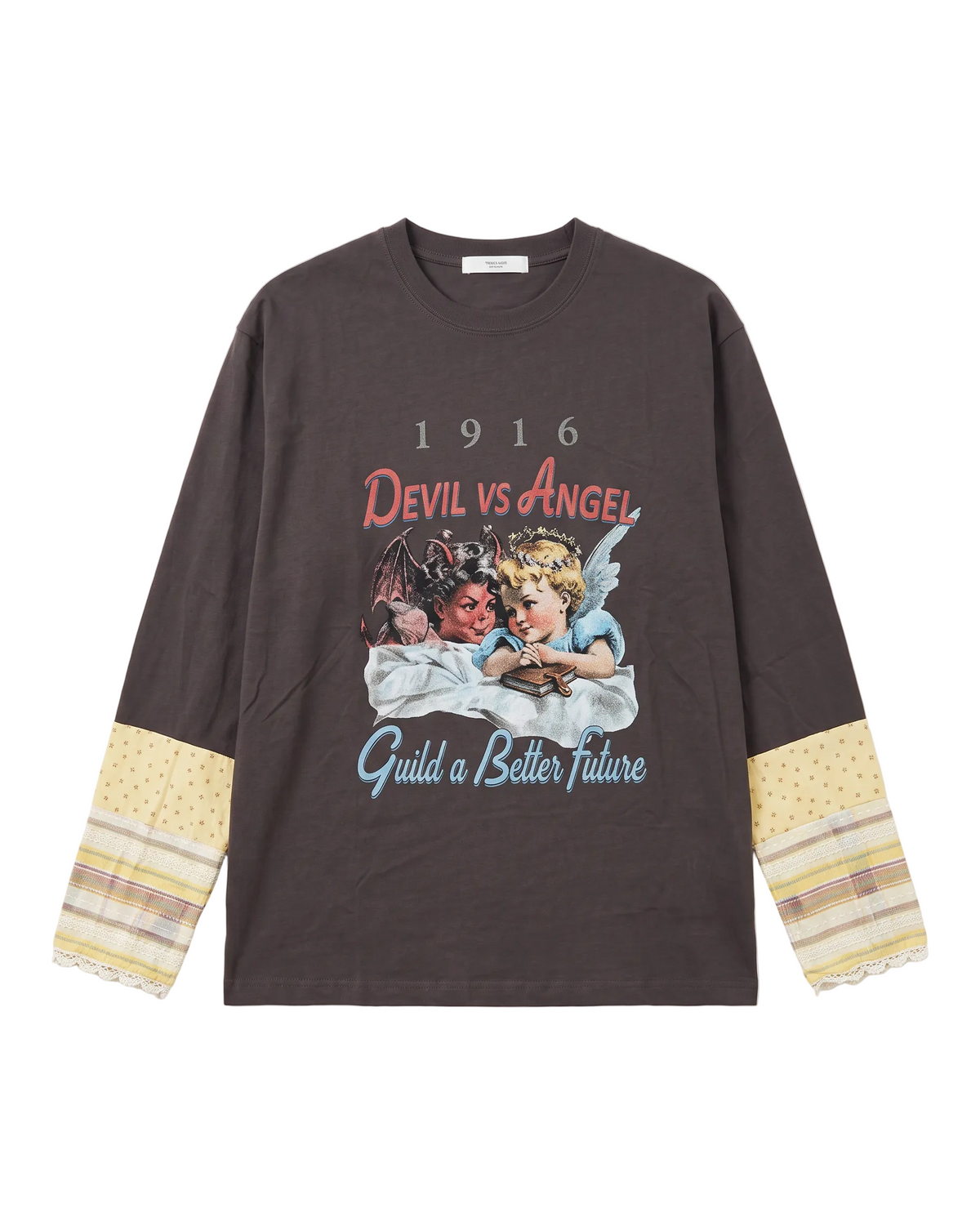 Daqing Graphic Patchwork Long-Sleeve