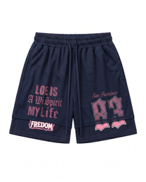 Ura-Hara Double-Layer Mesh Shorts