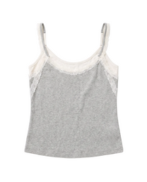 Gyeongnidan Double-Layer Lace Cami