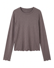 Kyoto Stone-Wash Lettuce Tee