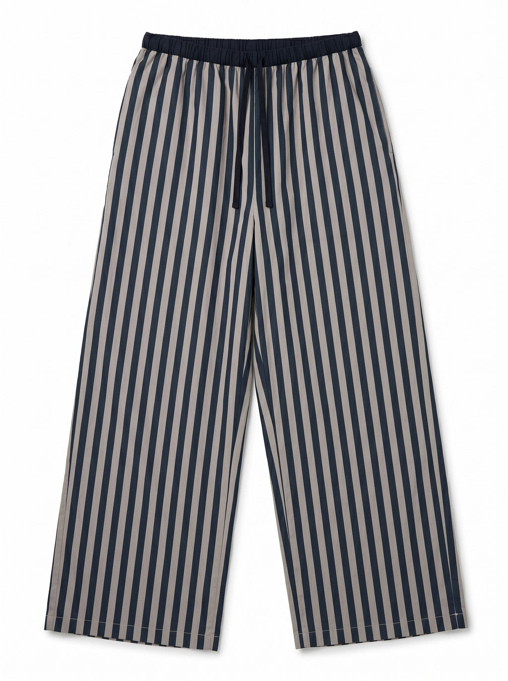 Satin Pinstripe Fluid Trousers