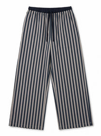 Satin Pinstripe Fluid Trousers