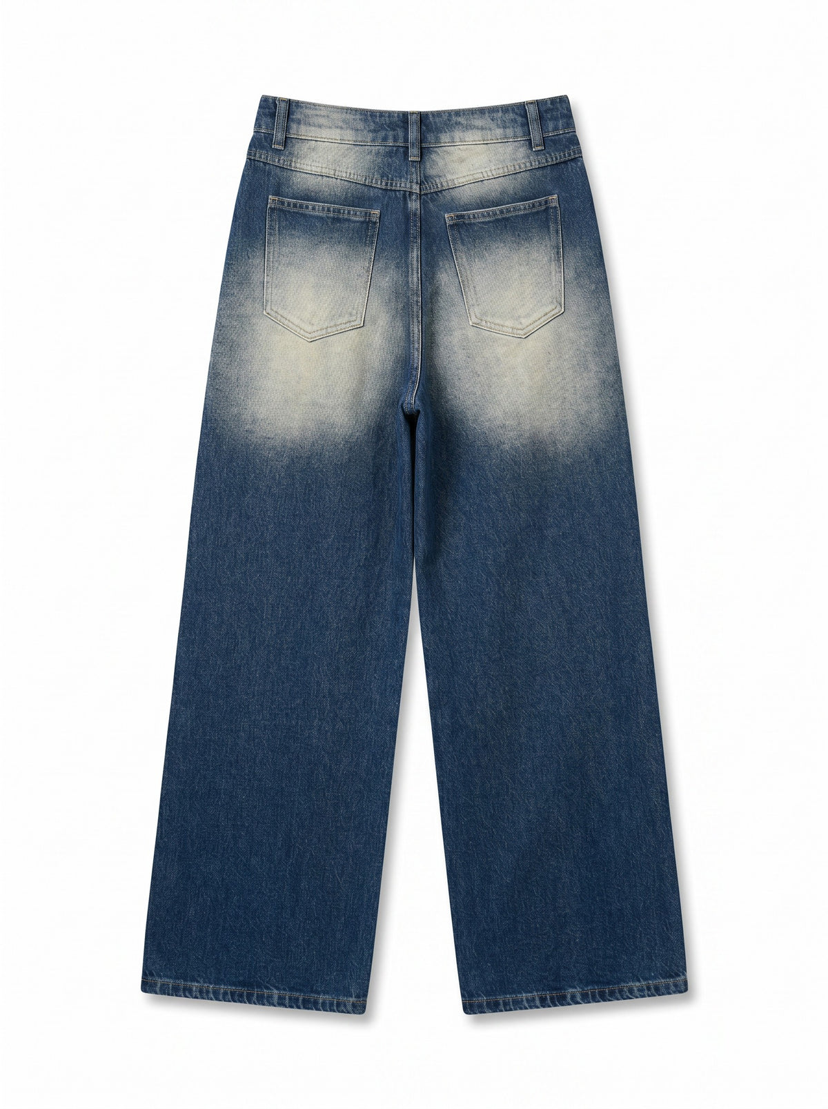 Dongdaemun Bleached Wide Jeans