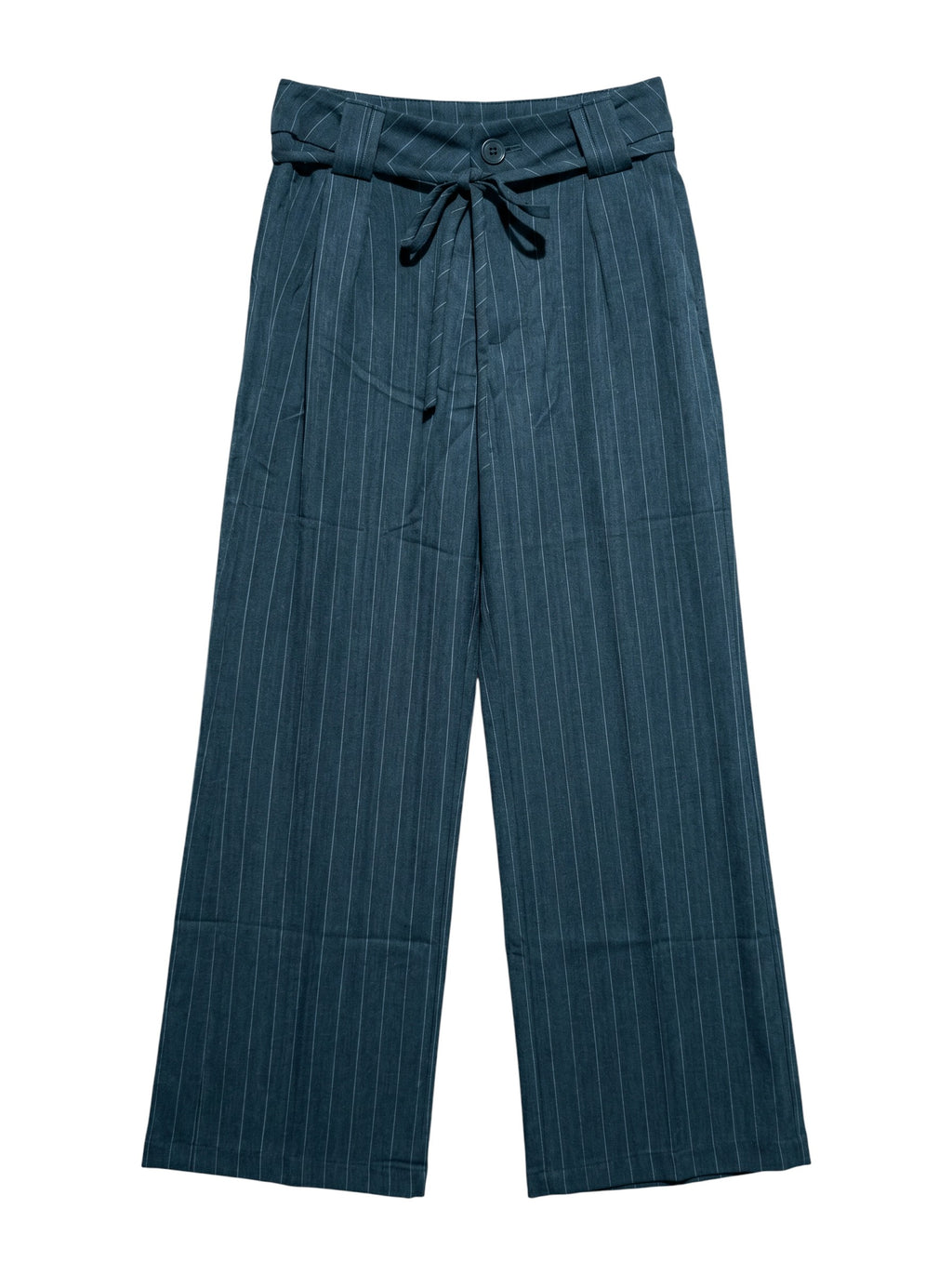 Gwanghwamun Pinstripe Wide Trousers