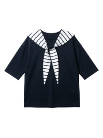 Layered Nautical Sailor Hoodie