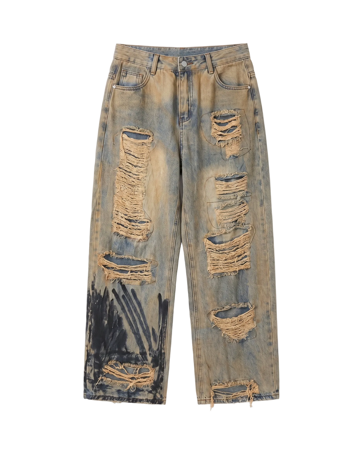 Shinjuku Distressed Ink Denim