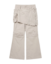 Mapo Layered Cargo Skirt-Pants