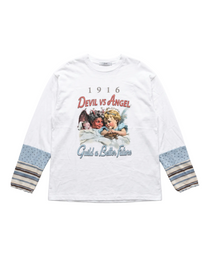 Daqing Graphic Patchwork Long-Sleeve