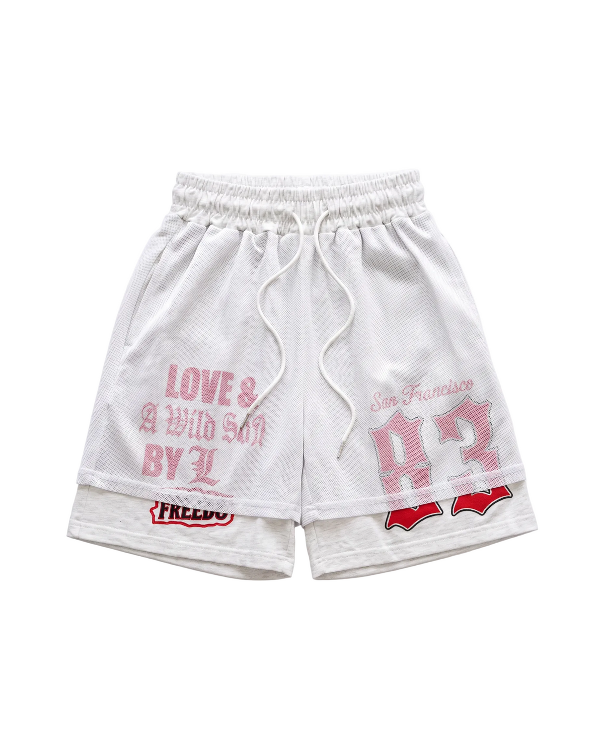 Ura-Hara Double-Layer Mesh Shorts
