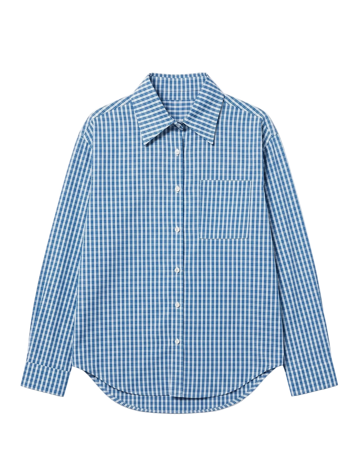 Oversized Block Gingham Shirt