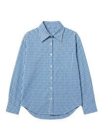 Oversized Block Gingham Shirt