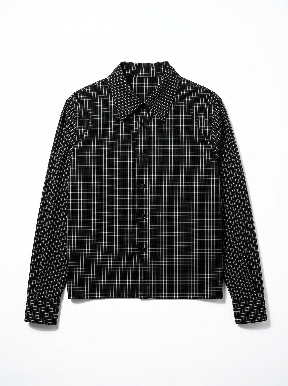 Cyber-Grid Fitted Shirt