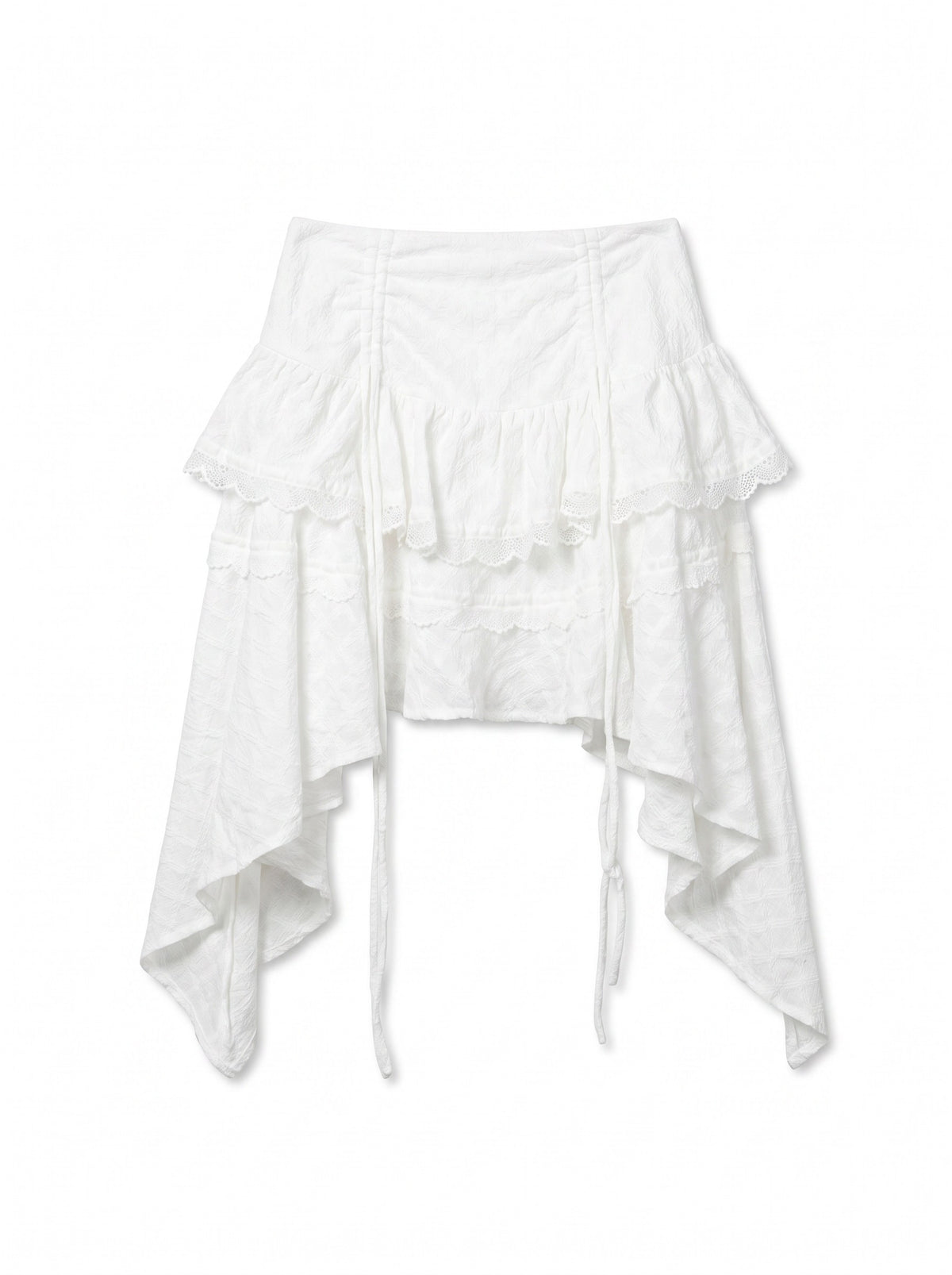 Fairycore Tiered Handkerchief Skirt
