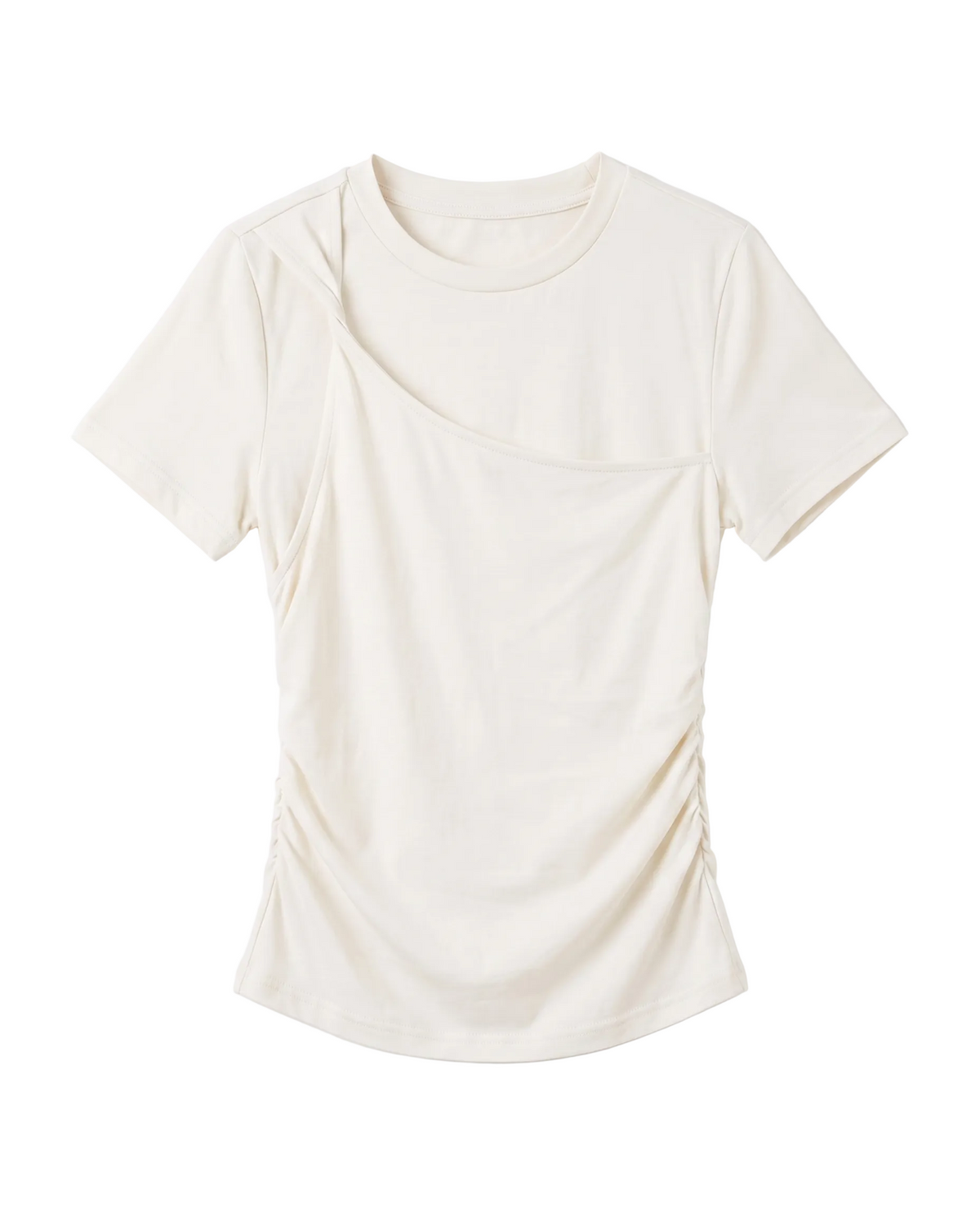 Omotesando Asymmetric Overlay Tee