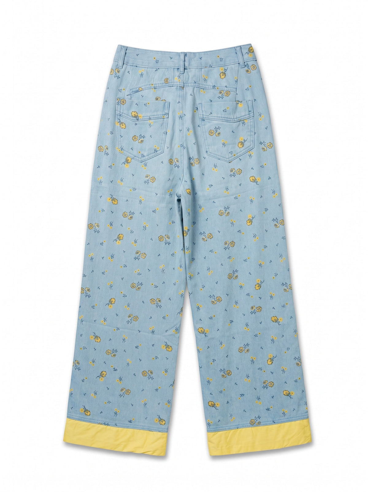 Hongdae Floral Jeans