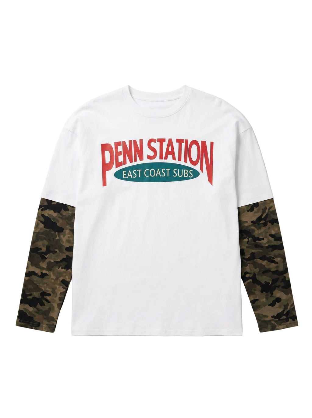 Amejami Camo Layered Tee K8318 - frente