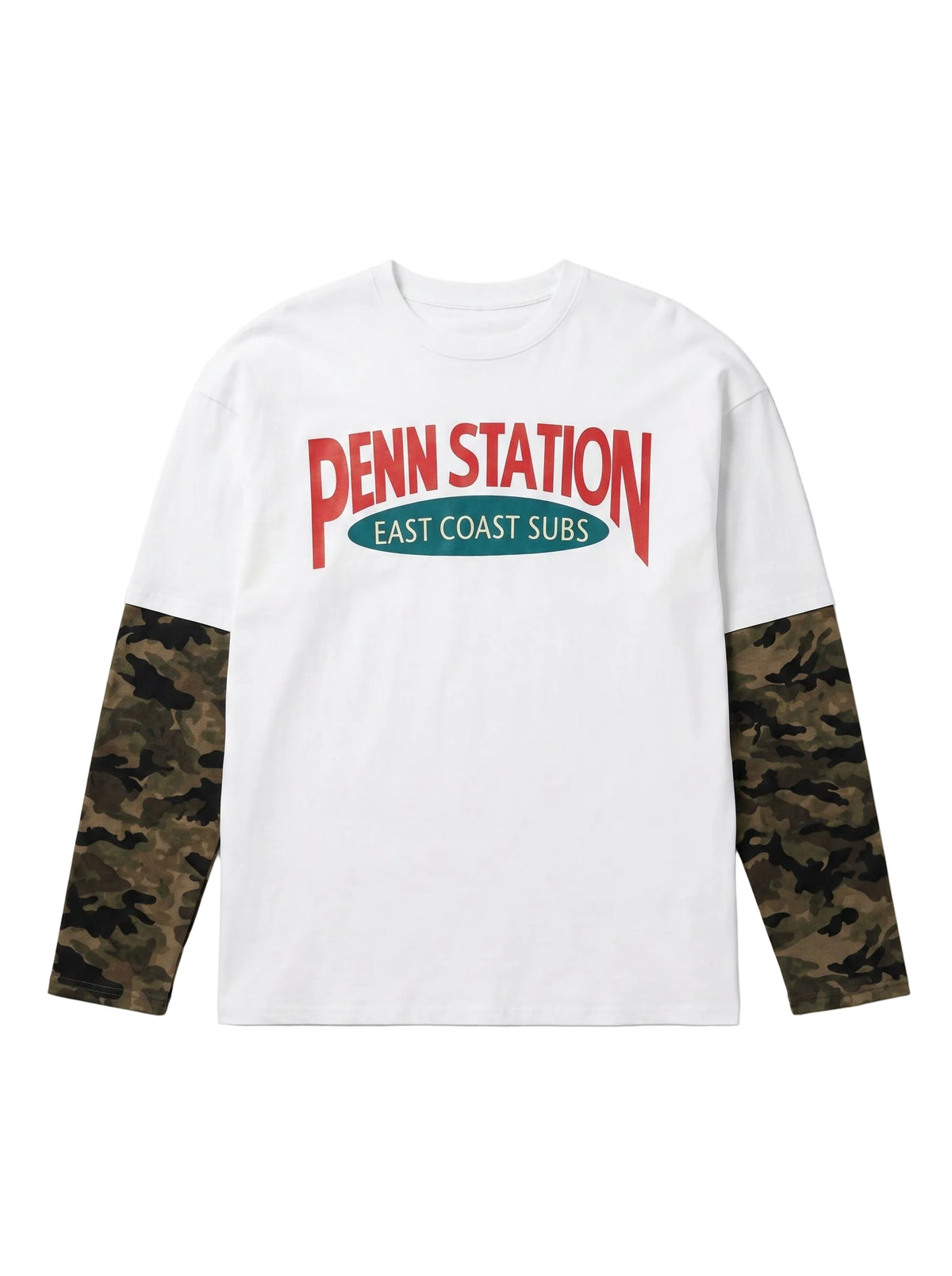 Amejami Camo Layered Tee K8318 - frente