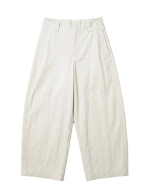 Minimalist Curved Barrel Pants