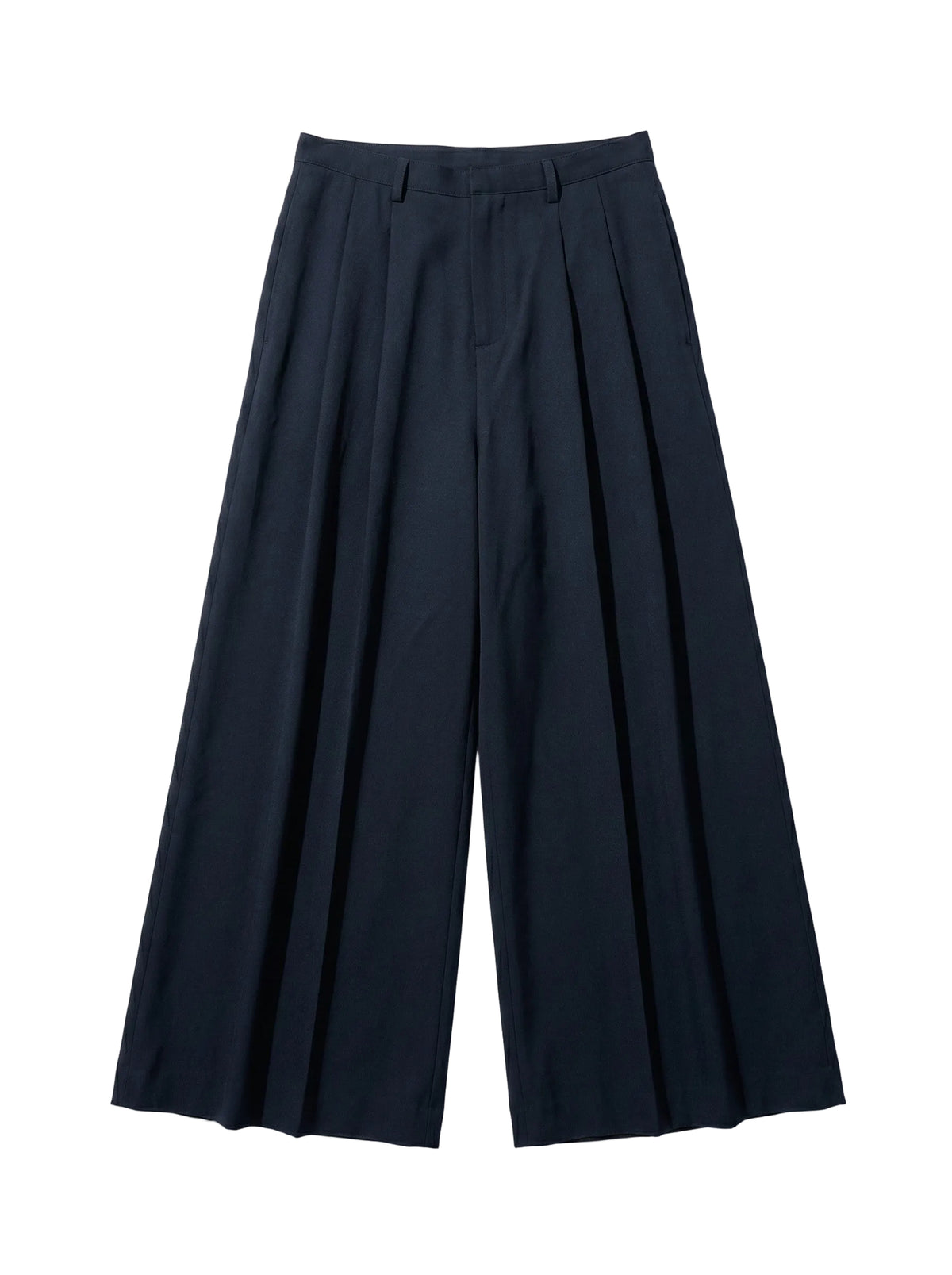 Avant-Garde Pleated Maxi Pants