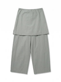 Symmetrical Overlay Wrap Pants