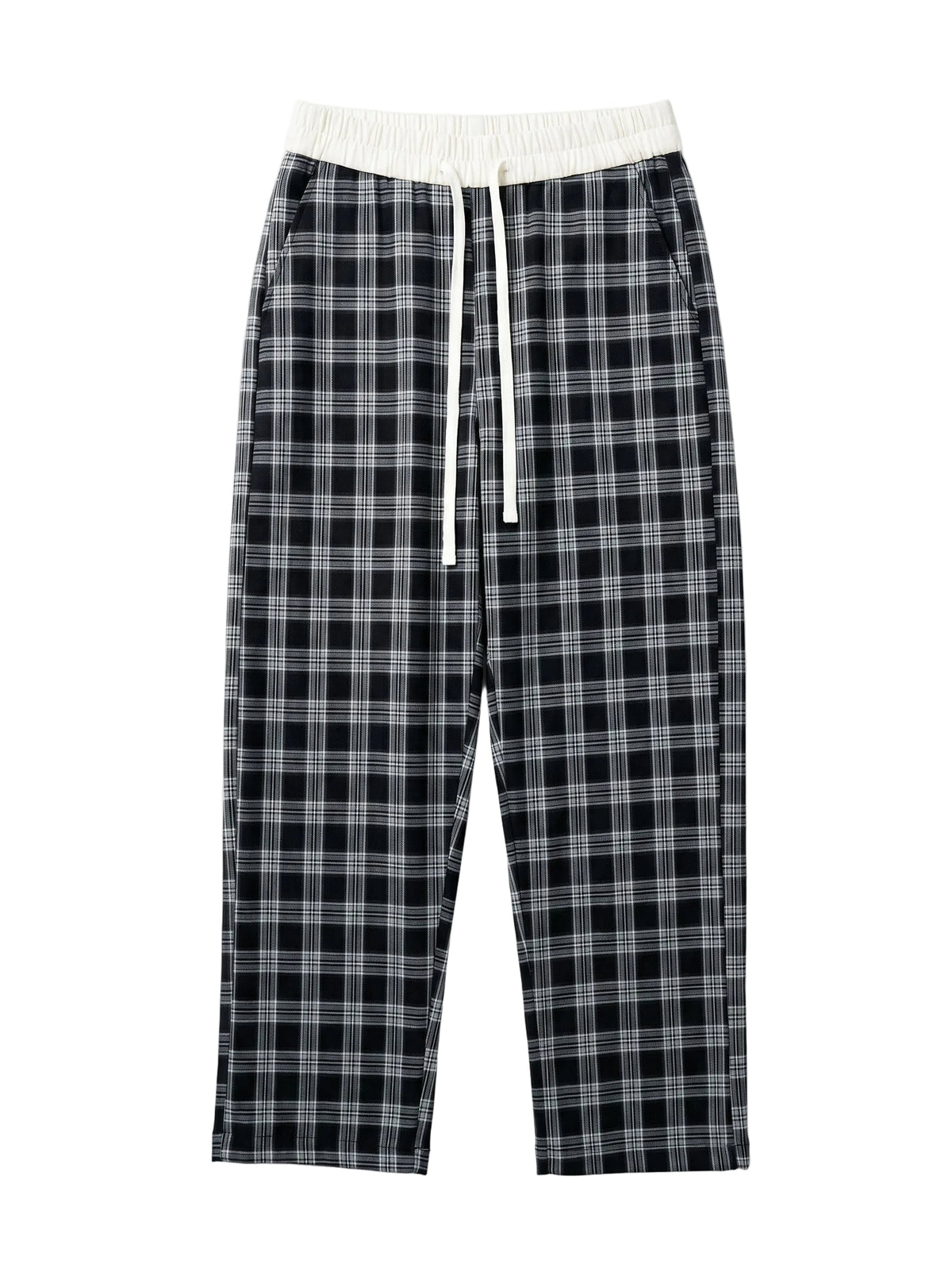 Urban Plaid Drawstring Pants