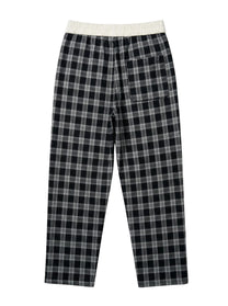 Urban Plaid Drawstring Pants