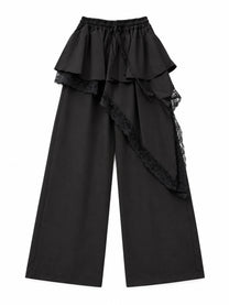 Daedong Deconstructed Hanbok-Hybrid Pants - Negro