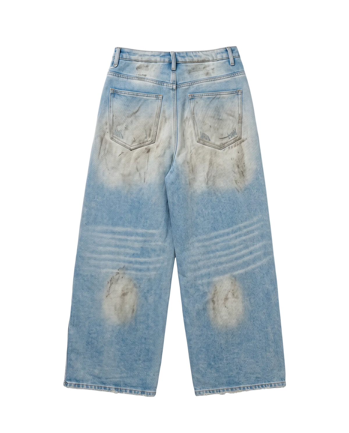 Yeonnam Mud-Wash Distressed Jeans