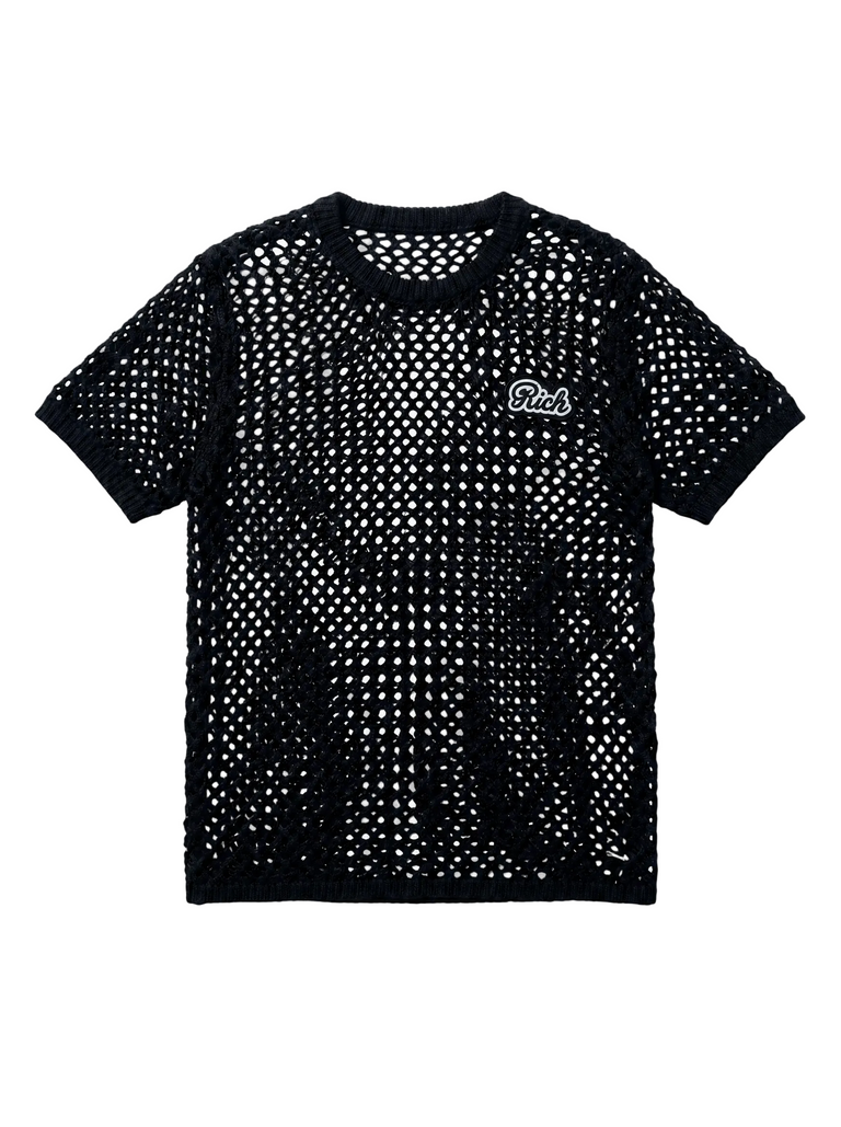 Harajuku Open-Mesh Openwork Top