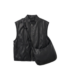 Nowon Leather Vest &amp; Pouch