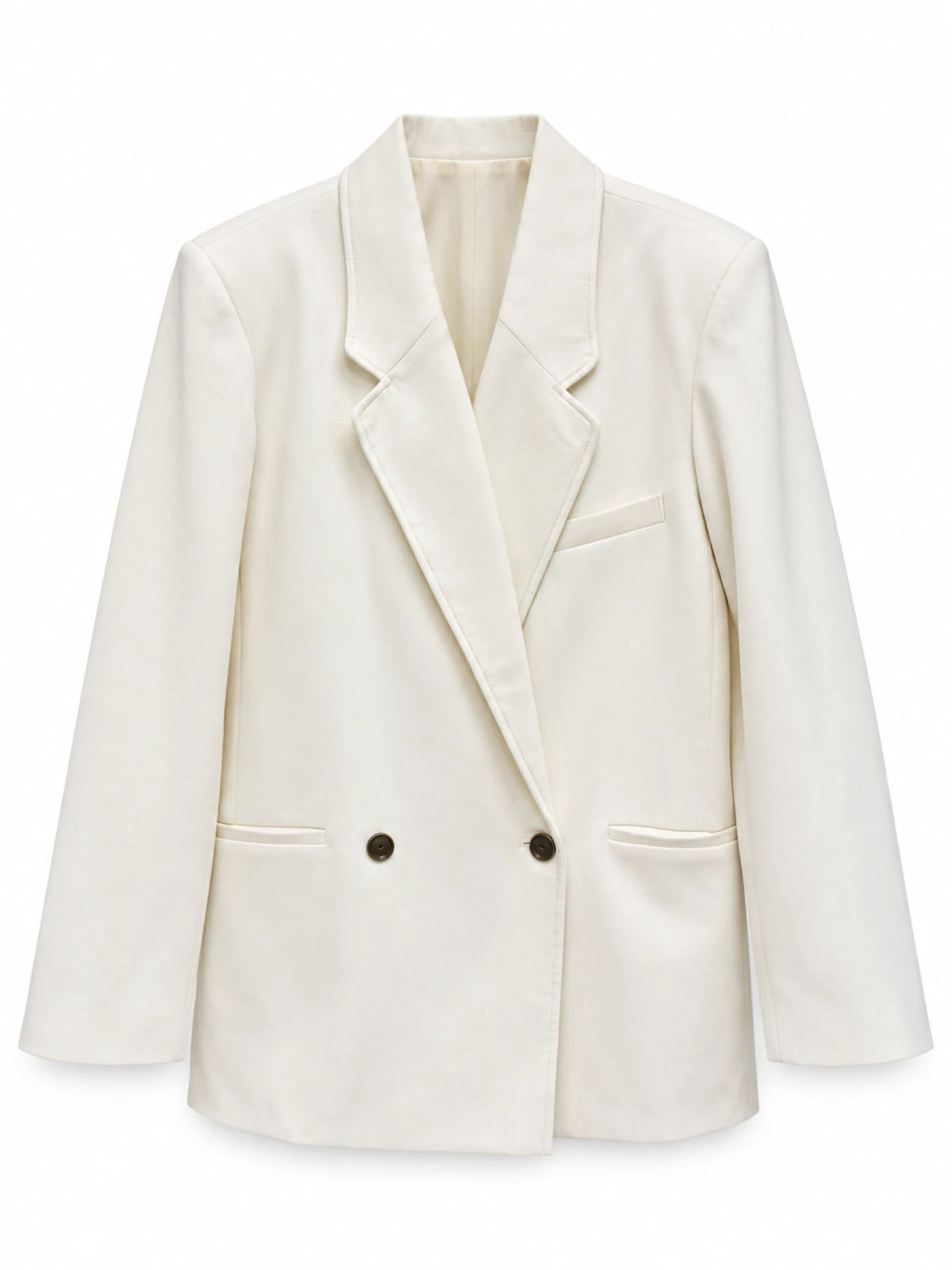 Itaewon Oversized Structured Blazer - Blanco