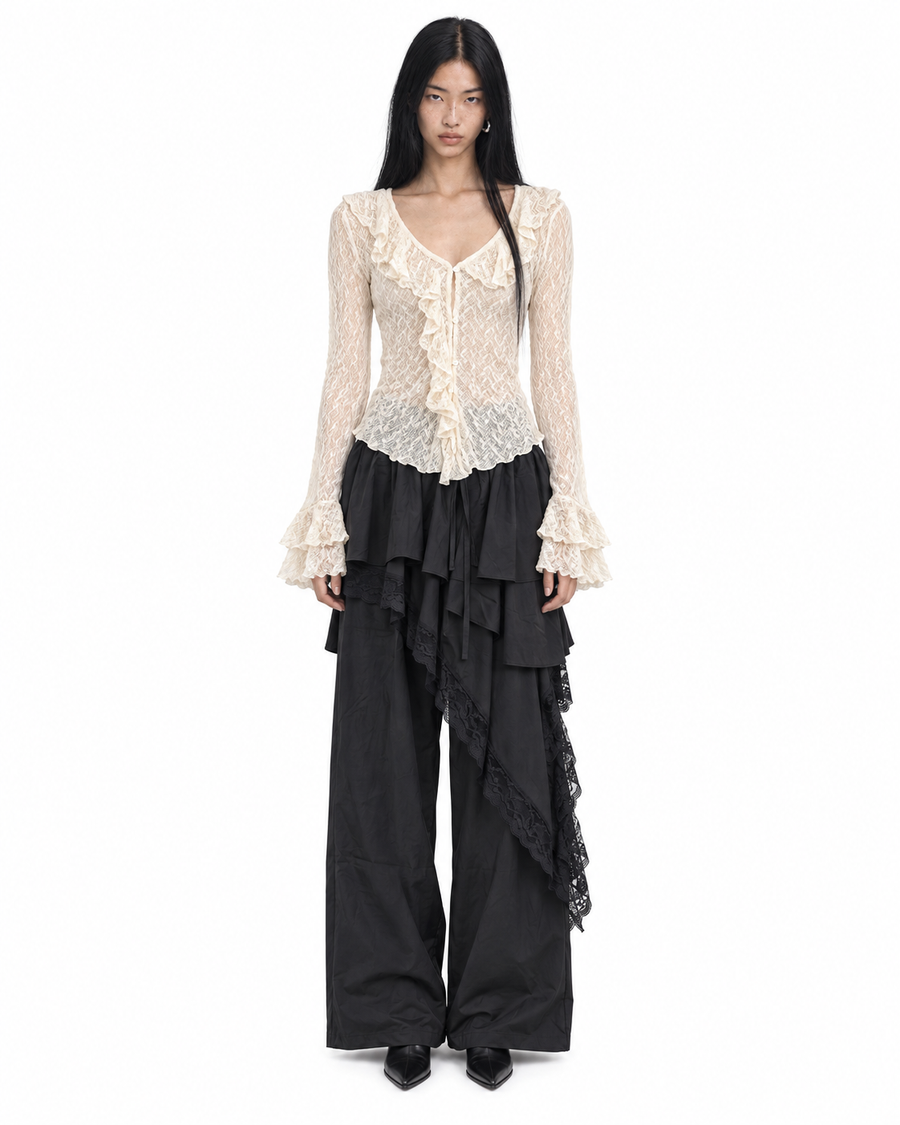 OHKEY The Archive look 02 — Noir Ruffle