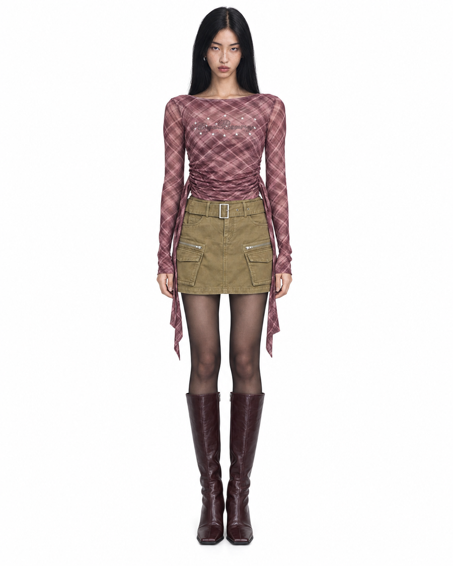 OHKEY The Archive look 07 — Burgundy Utility