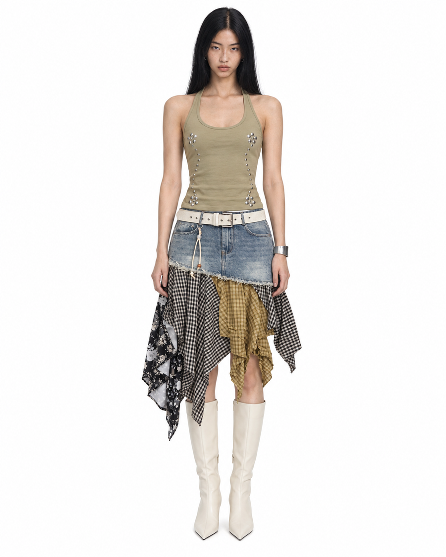 OHKEY The Archive look 08 — Scarf Structure